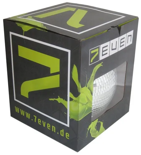 7even Discolicht Spiegelkugel 30cm mit Motor - Disco-Lichter Set mit 30cm Spiegelkugel und Motor, ideal für Partys und Events – sorgt für faszinierende Lichtspiele und eine unvergessliche Atmosphäre!