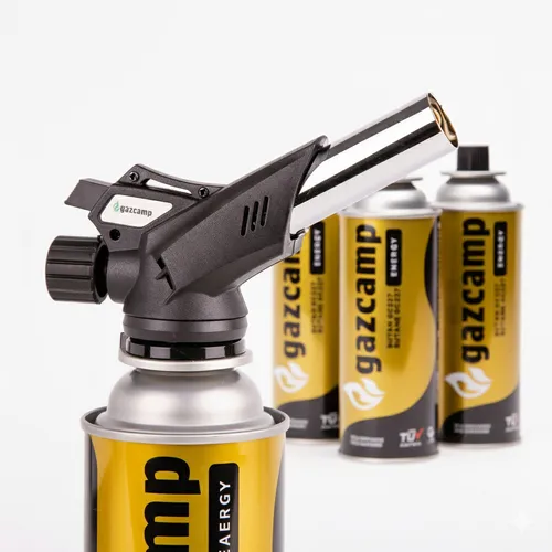 Gasbrenner Bunsenbrenner mit 4x Butan Kartusche MSF-1A 227g von Gazcamp