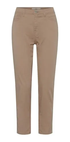 Brax Slim Fit Jeans 'STYLE.MARY' in Sand, Größe 48 - Damen-Hosen: Slim Fit Jeans mit verkürzter Passform für modernen Stil und hohen Tragekomfort dank Baumwoll-Elasthan-Mix.