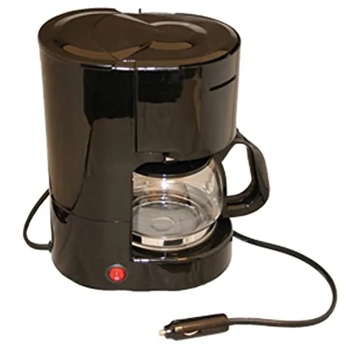 Kaffeemaschine 6 Tassen 12 V 170 W, Anschluss über Zigarettenanzünder