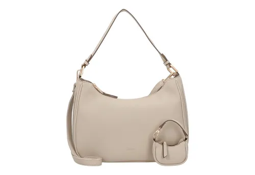 Gabor Devika Schultertasche M 34 cm beige - Handtasche in elegantem Design, bietet ausreichend Platz für Ihre Essentials und ist ideal für den Alltag.