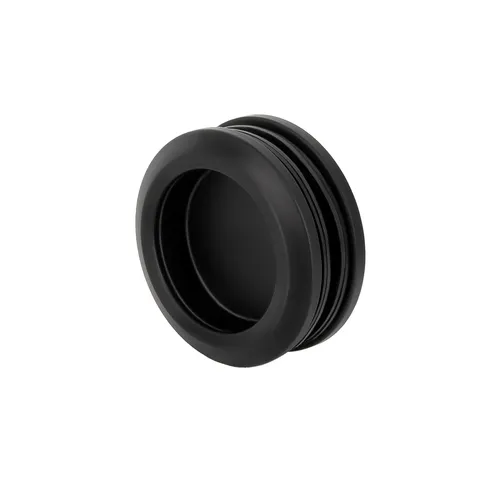 Muschelgriff Edelstahl Schwarz Einlassgriff Griffmuschel Griffmulde Glastürgriff
