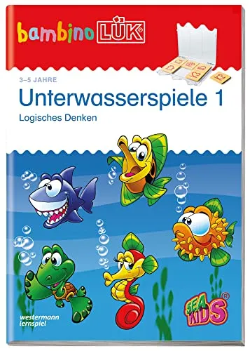 bambinoLÜK: 3/4/5 Jahre Unterwasserspiele 1 (bambinoLÜK-Übungshefte: Kindergarten)
