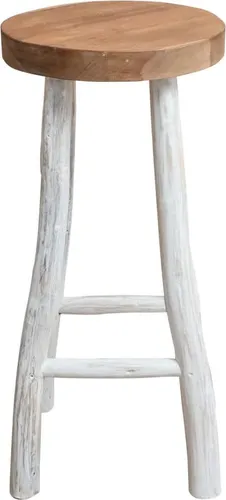 vidaXL Barhocker Teak Massivholz von vidaXL