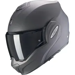EXO-TECH EVO SOLID XL MATT ANTHRACITE Motorradhelm - Hochwertiger Motorradhelm mit Speedview Sonnenvisier, anti-fog Beschichtung und antibakteriellem Kwikwick 3 Innenfutter für optimalen Komfort und Frische.