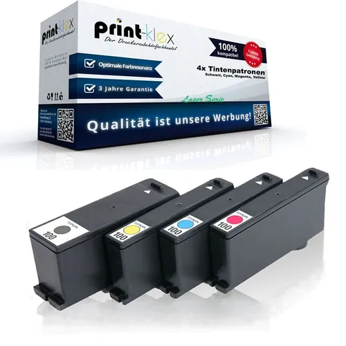 4x Alternative Tintenpatronen für Lexmark Interpret-S-405 Ink Cart Laser