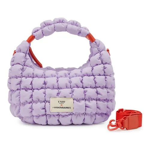 LES VISIONNAIRES Unio Kitzbuehel Schultertasche S 34.5 cm lila - Die Schultertasche „Unio Kitzbuehel“ vereint Stil und Funktionalität. Mit Reißverschluss, Kreditkartenfächern und robustem Material ist sie ideal für den täglichen Gebrauch. Genießen Sie vielseitige Tragemöglichkeiten und praktische Ordnung.