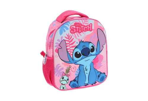 Textiel Trade B.V. Kinderrucksack Lilo & Stitch 3D Design Praktische Schultasche für Schule und Freizeit