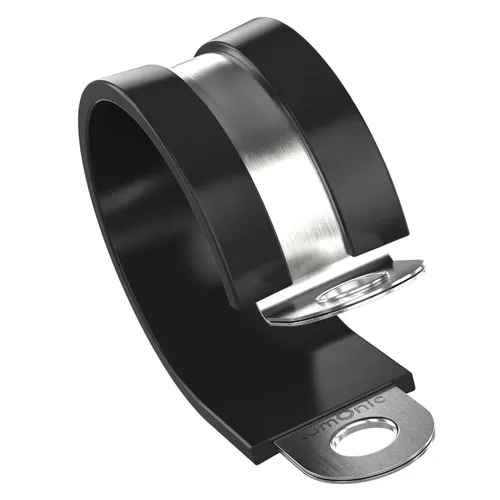 5x P-Clip Leitungsschelle mit Gummi 21mm Rohrschelle Befestigungsschelle