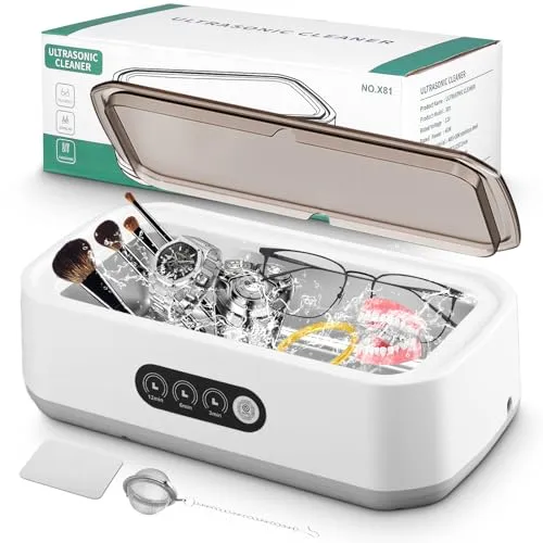 Ultraschallreinigungsgerät 650ml – Effektiver Brillen- und Schmuckreiniger mit 49.000Hz