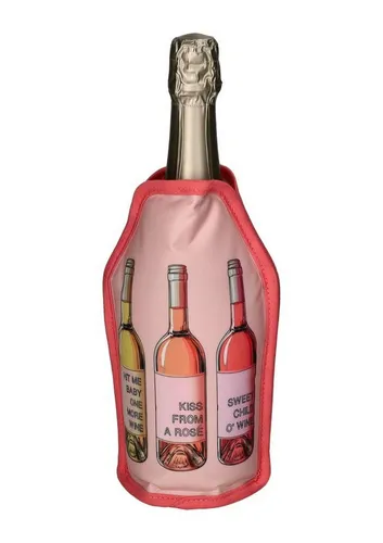 Giftcompany Kühlmanschette Giftcompany - Kühlmanschette Sektkühler Weinkühler Weinflaschen Rosa