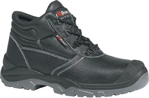 U-Power Sicherheits-Schnürstiefel EN ISO 20345 S3 SRC - Größe 47 schwarz - Arbeitsschutz - Robuster Sicherheitsstiefel aus Rindleder mit durchtrittsicherer Zwischensohle und anatomischem Fußbett für höchsten Komfort und Sicherheit im Arbeitsalltag.