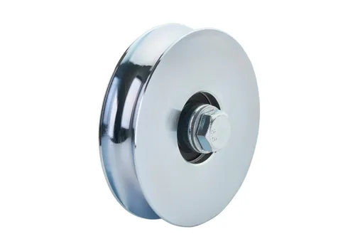 SO-TECH® Torbeschlag Schiebetürbeschlag, Schiebetorrolle oder Laufschiene (1 St), Torrolle, Ø100 (R10), inkl. Montageset, Stahl, verzinkt