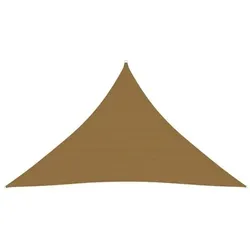 vidaXL Sonnensegel 160 g/m² Taupe 3x3x4,2 m HDPE - Ideal für Garten, Terrasse oder Balkon: Dieses schimmel- und UV-beständige HDPE-Sonnensegel bietet effektiven Schutz vor direkter Sonneneinstrahlung. Mit einfachen Edelstahlverschlüssen und Seilen schnell montiert.