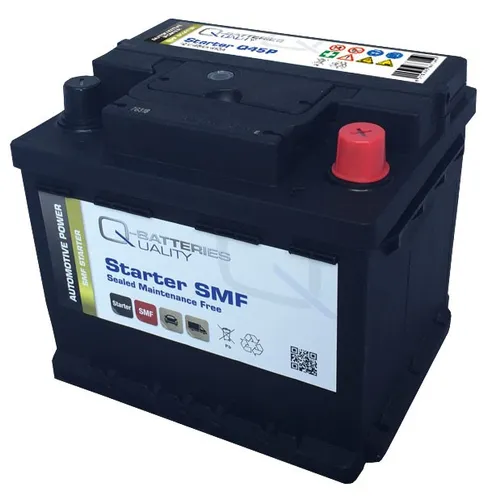 Q-Batteries Q45P 12V 45Ah Autobatterie, wartungsfrei und leistungsstark