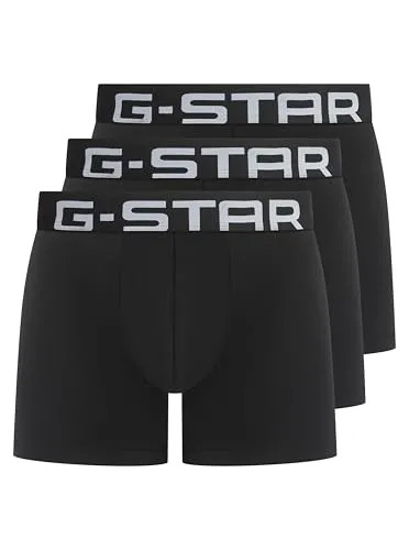 G-STAR Boxershorts OAK, 3 PACK TRUNKS - Enganliegend und bequem - Herrenunterhosen, 3er Pack mit Logobund, aus elastischem Jersey für optimalen Tragekomfort und perfekten Sitz.
