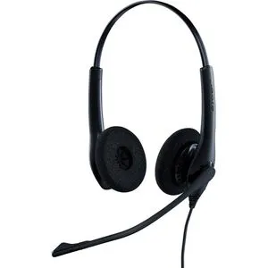 Jabra Biz 1500 Quick Disconnect On-Ear Stereo Headset - Noise-cancelling Mikrofon, ganztägiger Tragekomfort und kristallklarer Klang für optimale Konzentration am Arbeitsplatz