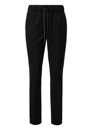 comma Hose - Damen-Hosen mit Elastikbund und Mid Rise-Bundhöhe, bietet perfekten Komfort und eine schmeichelhafte Regular Fit Passform.