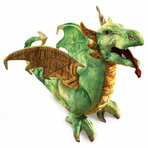 Folkmanis Handpuppe Lindwurm Drache 2812 von Folkmanis