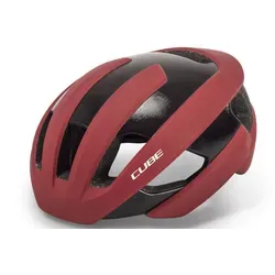 Cube Heron Rennradhelm - rot - 49-55cm von CUBE