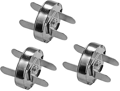 Connex Neodym-Magnetverschluss - Ø 18,5 mm - 3 Stück im praktischen Set - Extra starker Magnet - 2,5 kg Haftkraft - Für Haushalt & Werkstatt/Powermagnet/Mini-Magnet / DY7100035