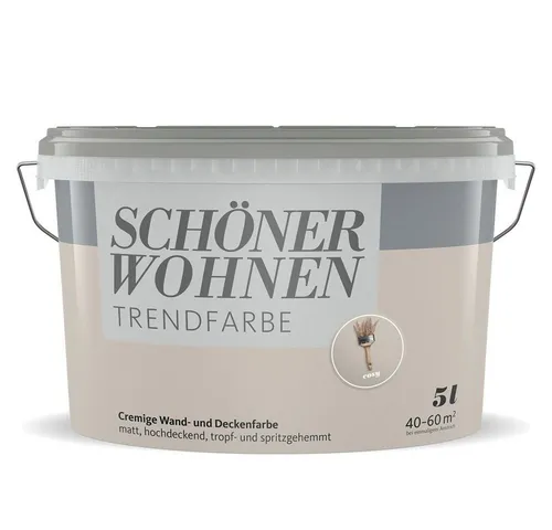 Produktbild SCHÖNER WOHNEN FARBE Dispersionsfarbe »Trendfarbe«, Cosy, matt, 5,0 l