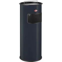 Wesco Kombi-Aschenbecher 150801-60 - Kombi-Ascher aus pulverbeschichtetem Stahl, ideal für Innen- und Außenbereiche. 50 Liter Fassungsvermögen mit großem Einwurfschacht und leicht zu reinigendem Aschereinsatz.