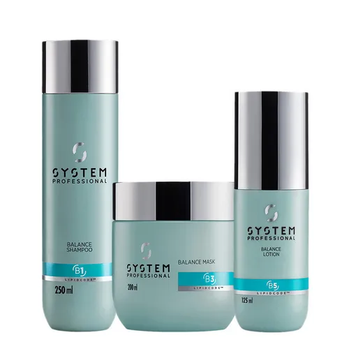 System Professional Purify Set - Shampoo, Maske & Lotion - Pflege-Set für alle Haartypen mit feuchtigkeitsspendenden Eigenschaften. Ideal zur Unterstützung der Haarpflege für ein gesund aussehendes Haar. Enthält Shampoo, Maske und Lotion.