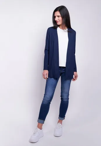 Stylische Kurzjacke ohne Kapuze in blau von Seidel Moden