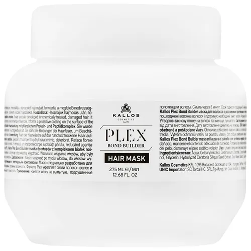 Kallos Plex Bond Builder Haarmaske regenerierend 275 ml