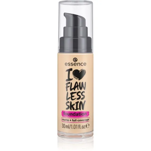 essence I LOVE FLAWLESS SKIN deckendes Make-up mit Matt-Effekt Farbton 30 - Dark Porcelain 30 ml