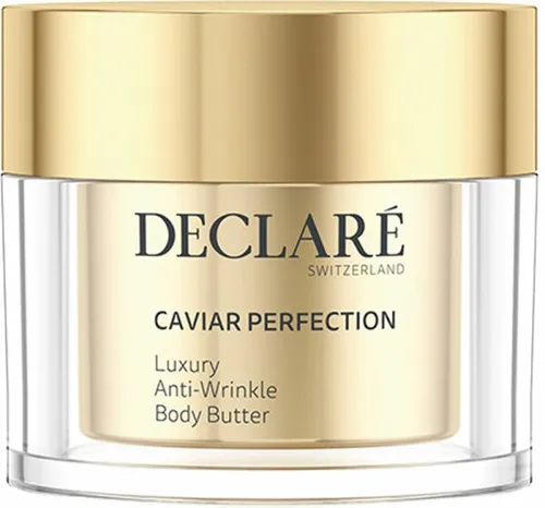 Declaré Caviar Extra Nourishing 200 ml - Luxus Anti Aging Creme mit Kaviar - Körperbutter mit Kaviar Extrakt, bietet intensive Pflege für trockene Haut und reduziert Falten für ein strafferes Hautbild.