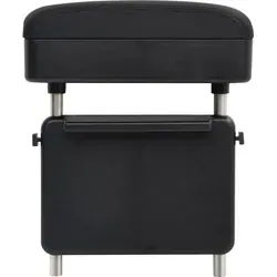 Auto Armlehne Universal Mittelarmlehne Schwarz ABS vidaXL - Universelle Auto Armlehne für optimalen Komfort und Unterstützung zwischen den Vordersitzen, mit elegantem Kunstlederbezug und robuster ABS-Konstruktion.