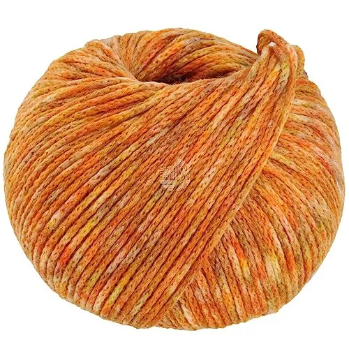 LANA GROSSA Cool Merino Print | Leichtes Kettengarn aus klassischer Merinowolle | Handstrickgarn aus 90% Schurwolle (Merino) & 10% Polyamid | 50g Wolle zum Stricken & Häkeln | 150m Garn FB 111