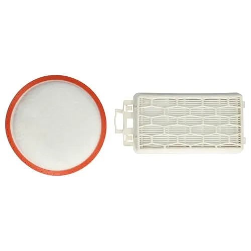 vhbw Filter-Set kompatibel mit Dirt Devil Infinity Rebel 51 DD5510-3, 51 DD5510-4 Staubsauger - 2X Ersatz-Filter (Motorschutz-Filter, Ausblas-Filter)