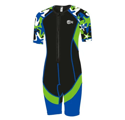 Beco-Sealife SUP-Board Neoprenanzug - Neoprenanzüge in Blau-Grün, ideal für Schwimmbäder und den privaten Gebrauch, bietet hervorragende Bewegungsfreiheit und Komfort beim Wassersport.