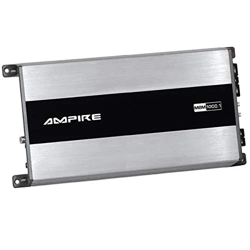 Ampire MBM1000.1-2G - Monoblock Class-D mit 1000 Watt RMS - Car-HiFi-Endstufen mit ultrakompakter Bauform und beeindruckenden 1000 Watt RMS, ideal für kraftvollen Bass in Ihrem Fahrzeug.