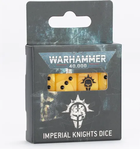 Games Workshop Warhammer 40.000 Imperial Knights Dice - Spielzeugfiguren für Warhammer 40.000, ideal für Taktikliebhaber und Sammler, um spannende Schlachten zu erleben.