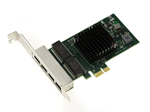 KALEA-INFORMATIQUE PCIe x1-Netzwerk-Controller-Karte 4 Ports RJ45 Quad LAN GIGABIT ethernet 10 100 1000Mb 1G