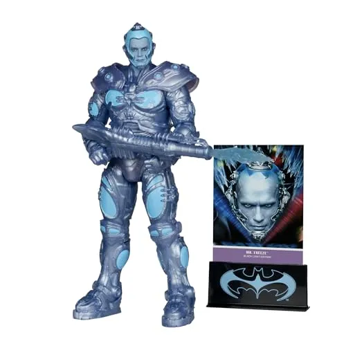 Mcfarlane Toys Batman & Robin Mr. Freeze Black Light Edition Figur - Spielfigur Mr. Freeze (Black Light Edition) aus McFarlanes DC Multiverse, 18 cm groß, detailreich und mit Leuchtfunktion – perfekt für Sammler und Batman-Fans.