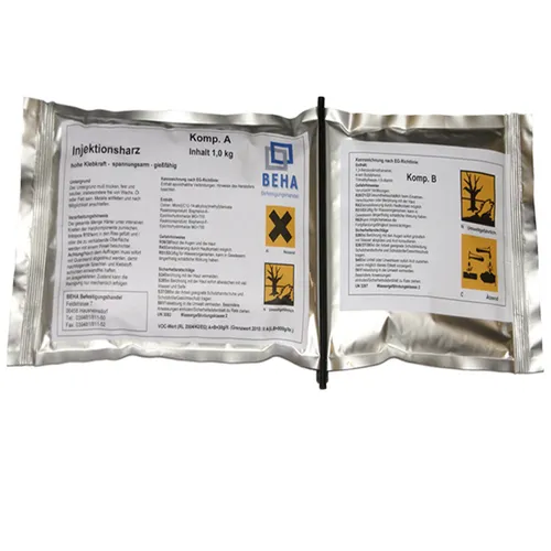 Gießharz Rissharz für Estrich Fugenharz Laminierharz Reperaturharz im Knetbeutel