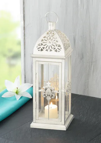 Metall-Laterne Barock 39 cm von Frank Flechtwaren