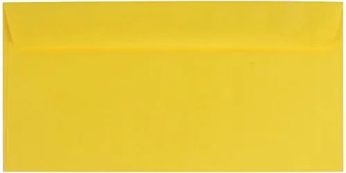 farbige Briefumschläge / Din lang / Farbe: gelb 25 in gelb von STYLEX
