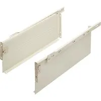 SOTECH Schubladensystem Metallbox Zargenhöhe 150 mm NL 450 mm Cremeweiß