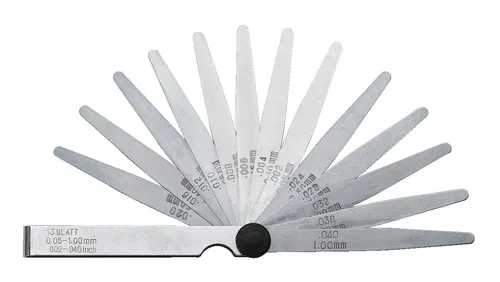 Forum Präzisions-Fühlerlehre 21 Blatt 0,05-2 mm Stahl