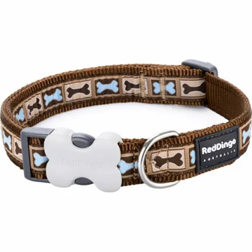 Red Dingo Hunde-Halsband Bone Yard 25 mm x 41-63 cm von Red Dingo