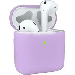 EAZY CASE - Schutzhülle für AirPods 1 & 2 Hülle Lila Silikon Case Stoßfest mit Deckel Schutz Antikratz Etui Cover rutschfeste Silikonhülle fü... - Rosa