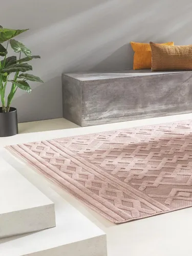 benuta Outdoorteppich Bonte, rechteckig, 5 mm Höhe - Vielseitiger Outdoorteppich aus 100% Polypropylen, ideal für Wohnzimmer, Küche und Terrasse. Robust, wasser- und UV-beständig – für stilvolles Wohnen drinnen und draußen.