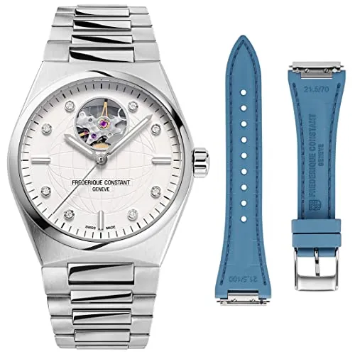 Frederique Constant FC-310SD2NH6B Heart Beat Diamond - Elegante Damenarmbanduhr mit Automatikwerk, 34mm Gehäuse und funkelnden Diamanten. Swiss Made Qualität und 5ATM Wasserdichtigkeit machen sie zum perfekten Begleiter.