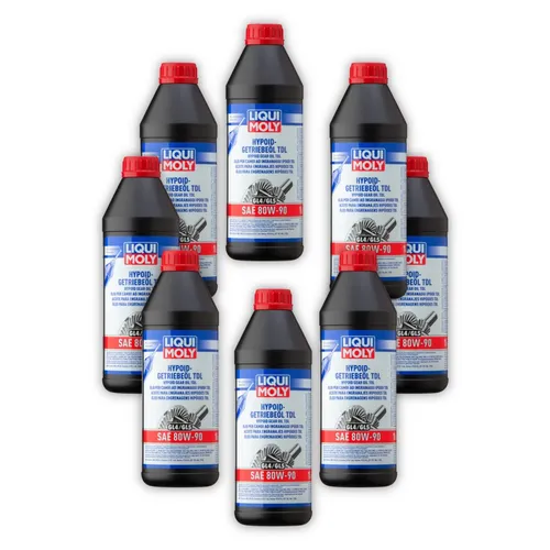 8x 1L LIQUI MOLY 20645 Getriebeöl Hypoid (GL4/5) TDL SAE 80W-90
